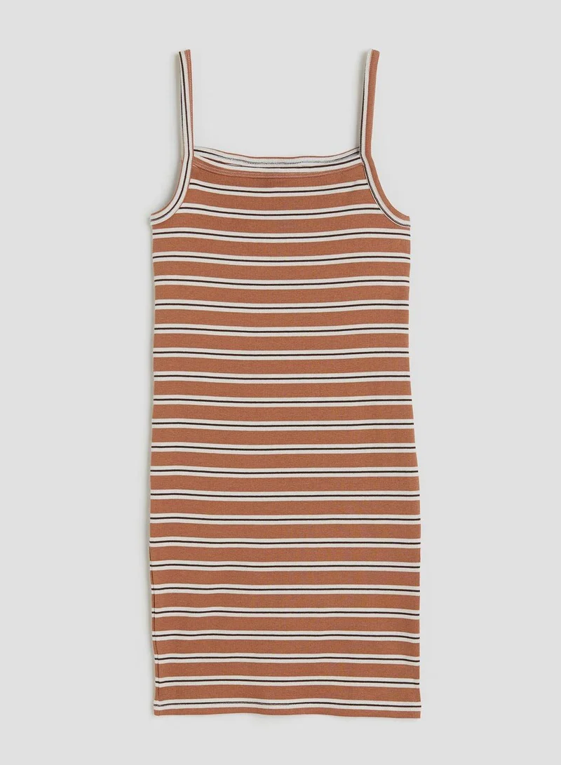 H&M Striped Bodycon Dress